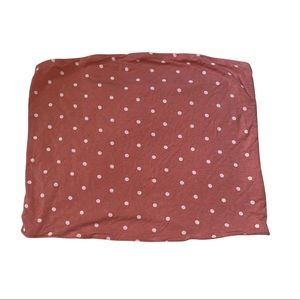 American Eagle Women’s Strapless Crop Top Size Medium Polka Dot